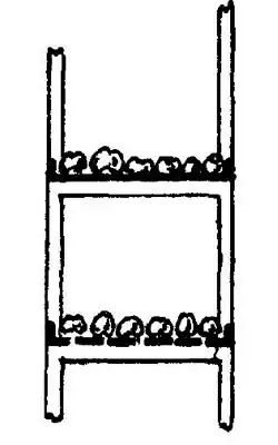 estanterias para conservación de manzanas
