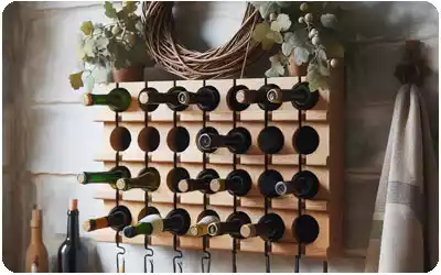 Botelleros para almacenar tus botellas de sidra 