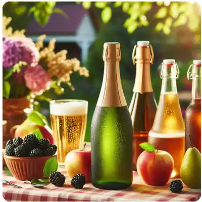 la sidra espumosa